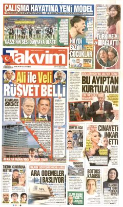 Takvim Gazetesi Manşetleri