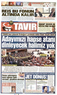 Tavır Gazetesi Gazetesi Manşetleri
