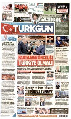 Türkgün Gazetesi Manşetleri