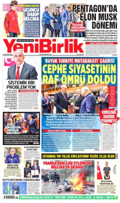 YeniBirlik Gazetesi Manşetleri