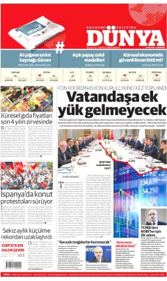 Dünya Gazetesi Manşetleri