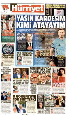 Hürriyet Gazetesi Manşetleri