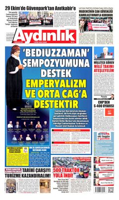 Aydınlık Gazetesi Gazetesi Manşetleri