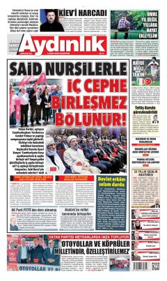 Aydınlık Gazetesi Gazetesi Manşetleri
