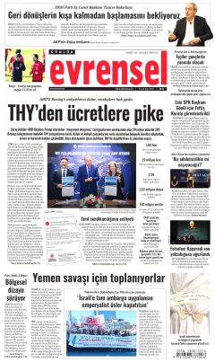 Evrensel Gazetesi Manşetleri