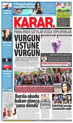 Karar Gazetesi Manşetleri