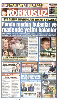 Korkusuz Gazetesi Manşetleri