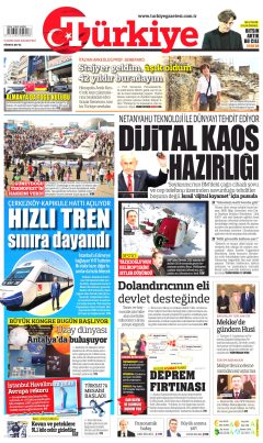 Türkiye Gazetesi Gazetesi Manşetleri