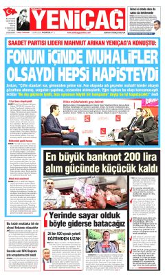 Yeniçağ Gazetesi Manşetleri