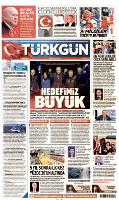 Türkgün Gazetesi Manşetleri