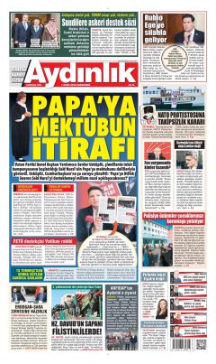 Aydınlık Gazetesi Gazetesi Manşetleri