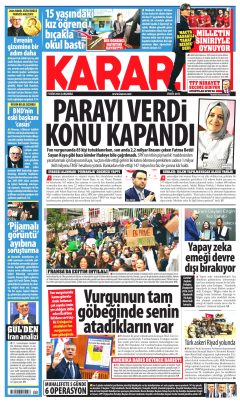 Karar Gazetesi Manşetleri