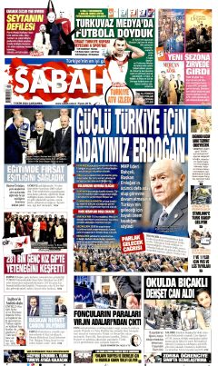 Sabah Gazetesi Manşetleri