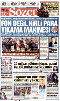 Sözcü Gazetesi Manşetleri