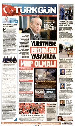 Türkgün Gazetesi Manşetleri