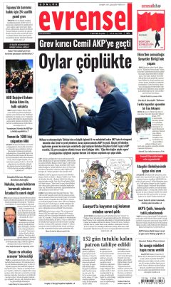 Evrensel Gazetesi Manşetleri