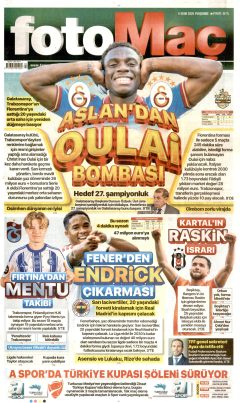 Fotomaç Gazetesi Manşetleri