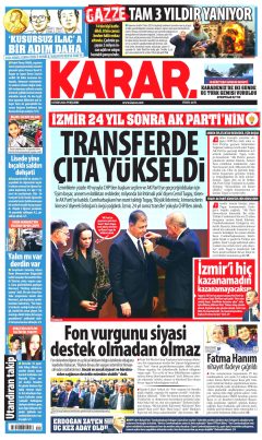 Karar Gazetesi Manşetleri