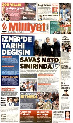 Milliyet Gazetesi Manşetleri