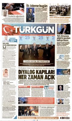 Türkgün Gazetesi Manşetleri