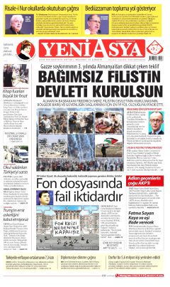 Yeni Asya Gazetesi Manşetleri