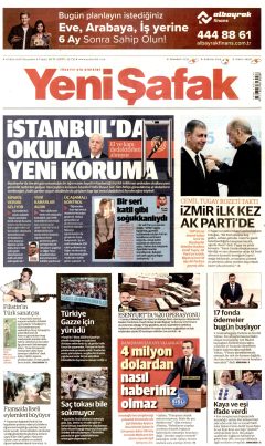 Yeni Şafak Gazetesi Manşetleri