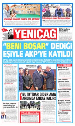Yeniçağ Gazetesi Manşetleri