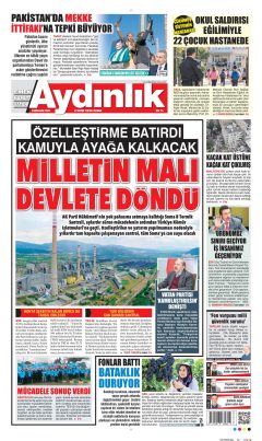 Aydınlık Gazetesi Gazetesi Manşetleri