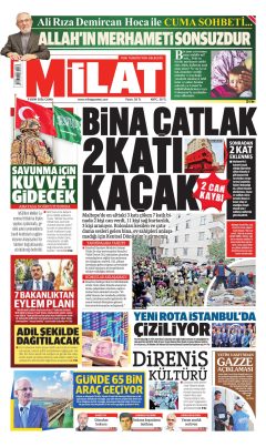 Milat Gazetesi Manşetleri