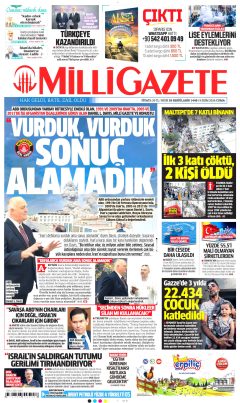 Milli Gazete Gazetesi Manşetleri