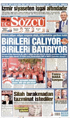 Sözcü Gazetesi Manşetleri