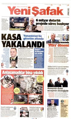 Yeni Şafak Gazetesi Manşetleri