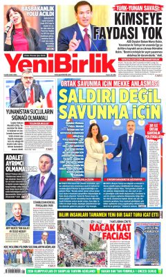 YeniBirlik Gazetesi Manşetleri