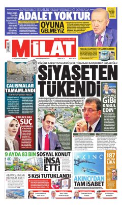 Milat Gazetesi Manşetleri