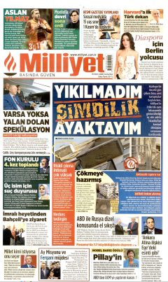 Milliyet Gazetesi Manşetleri