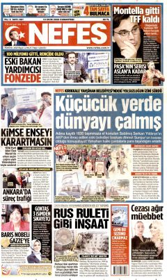 Nefes Gazetesi Manşetleri