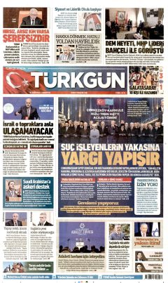 Türkgün Gazetesi Manşetleri