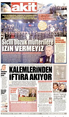 Yeni Akit Gazetesi Manşetleri