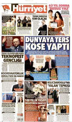 Hürriyet Gazetesi Manşetleri