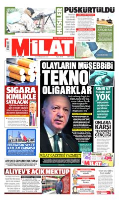 Milat Gazetesi Manşetleri