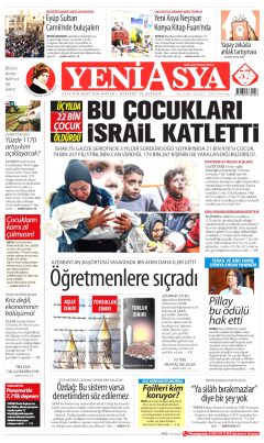 Yeni Asya Gazetesi Manşetleri