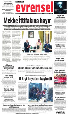 Evrensel Gazetesi Manşetleri