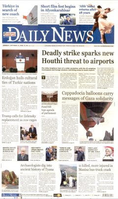 Hürriyet Daily News Gazetesi Manşetleri