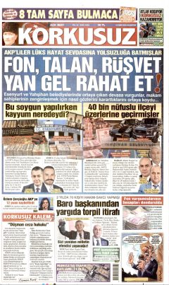 Korkusuz Gazetesi Manşetleri