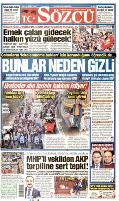 Sözcü Gazetesi Manşetleri