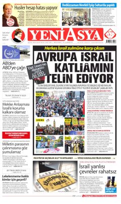 Yeni Asya Gazetesi Manşetleri