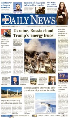 Hürriyet Daily News Gazetesi Manşetleri