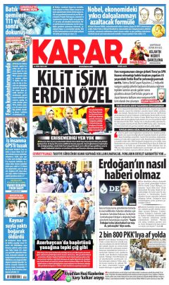 Karar Gazetesi Manşetleri