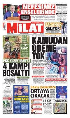Milat Gazetesi Manşetleri