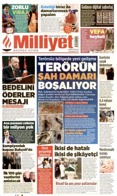 Milliyet Gazetesi Manşetleri